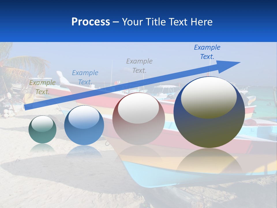Selling Blue Sky Human Hand PowerPoint Template