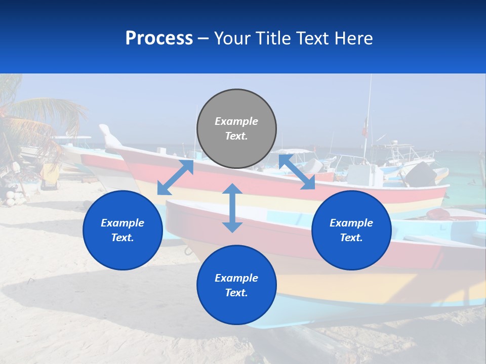Selling Blue Sky Human Hand PowerPoint Template