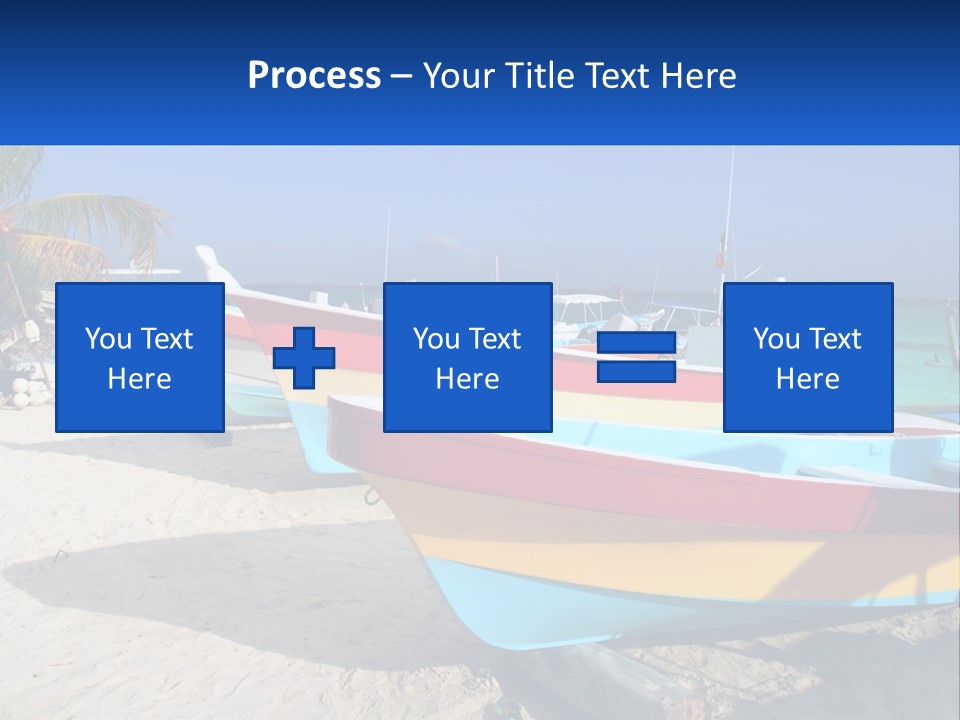 Selling Blue Sky Human Hand PowerPoint Template