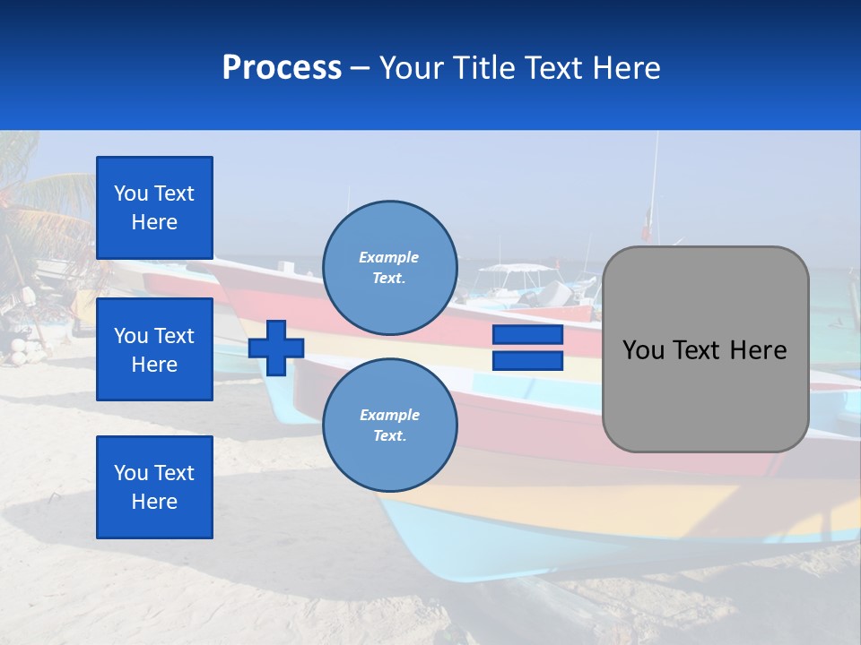 Selling Blue Sky Human Hand PowerPoint Template