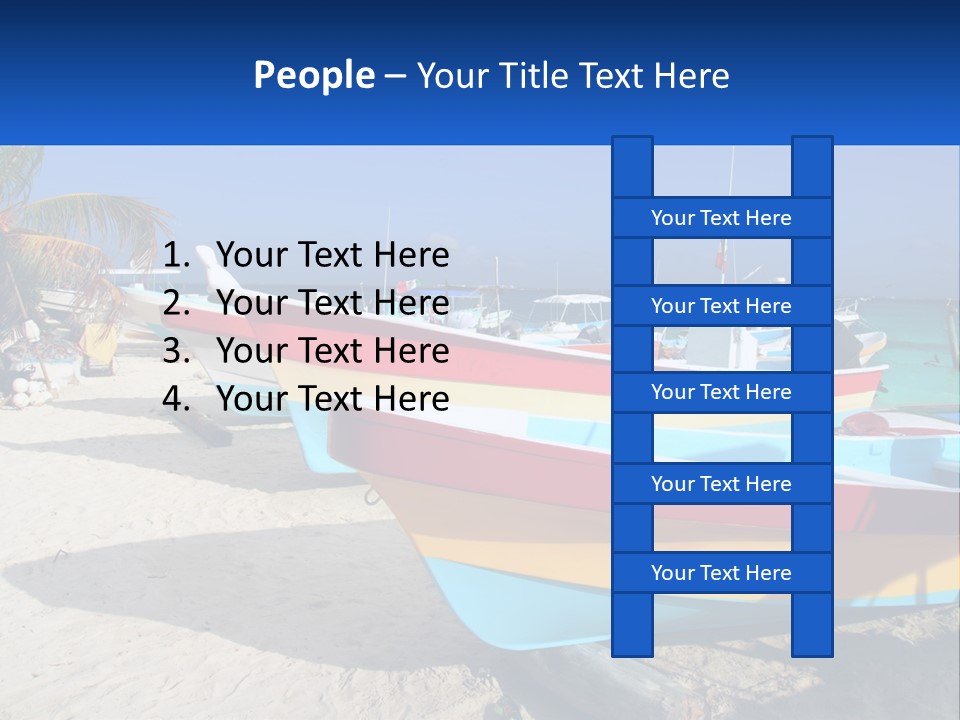 Selling Blue Sky Human Hand PowerPoint Template