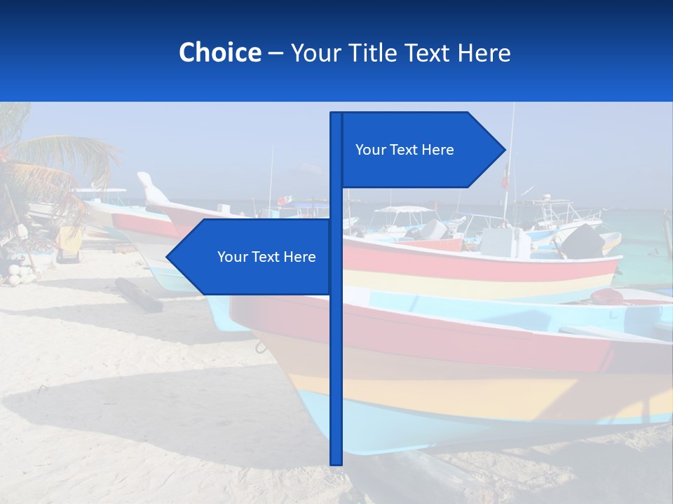 Selling Blue Sky Human Hand PowerPoint Template