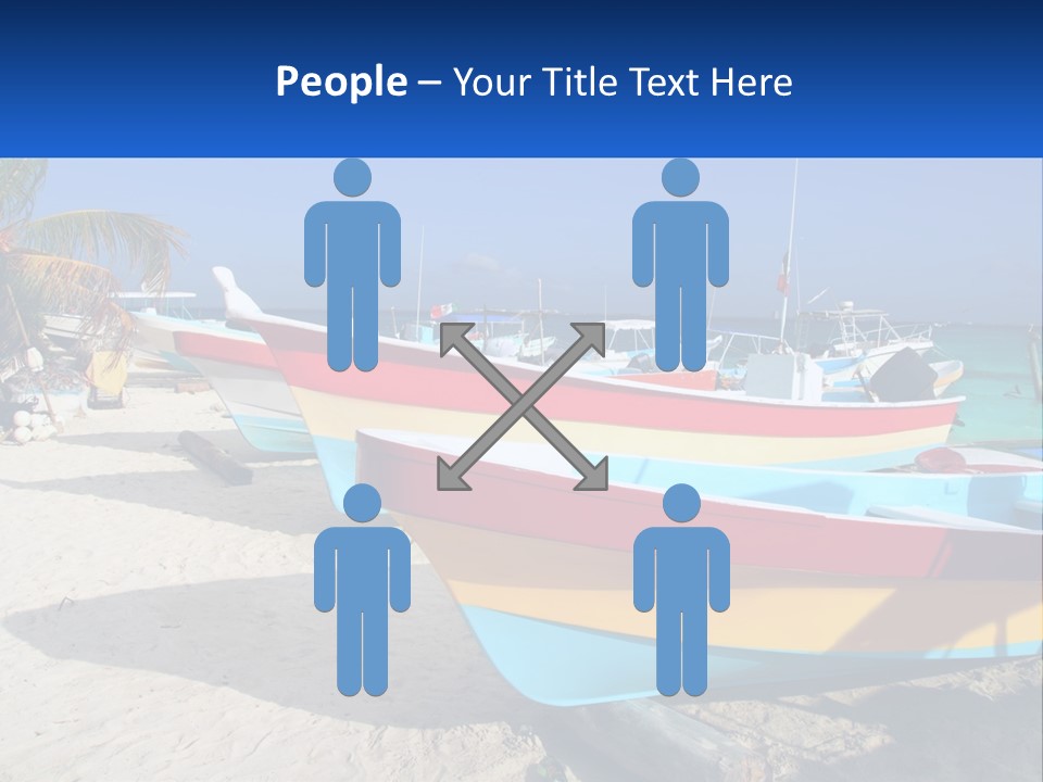 Selling Blue Sky Human Hand PowerPoint Template