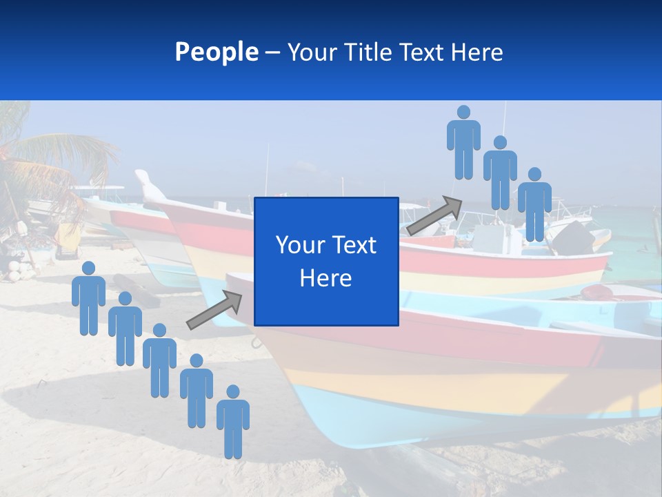 Selling Blue Sky Human Hand PowerPoint Template