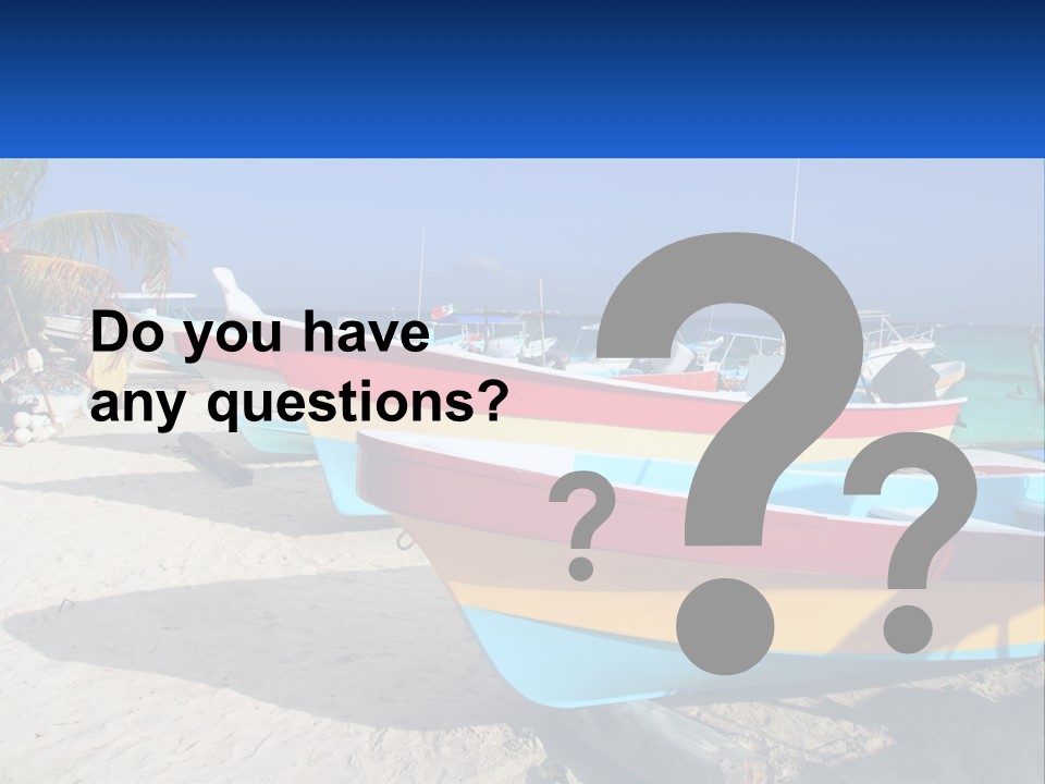 Selling Blue Sky Human Hand PowerPoint Template