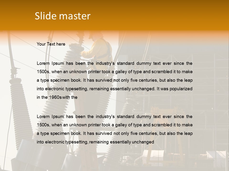 Home Residential Structure PowerPoint Template