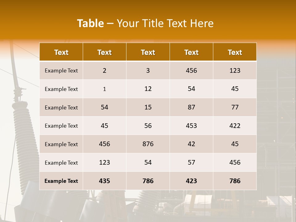 Home Residential Structure PowerPoint Template