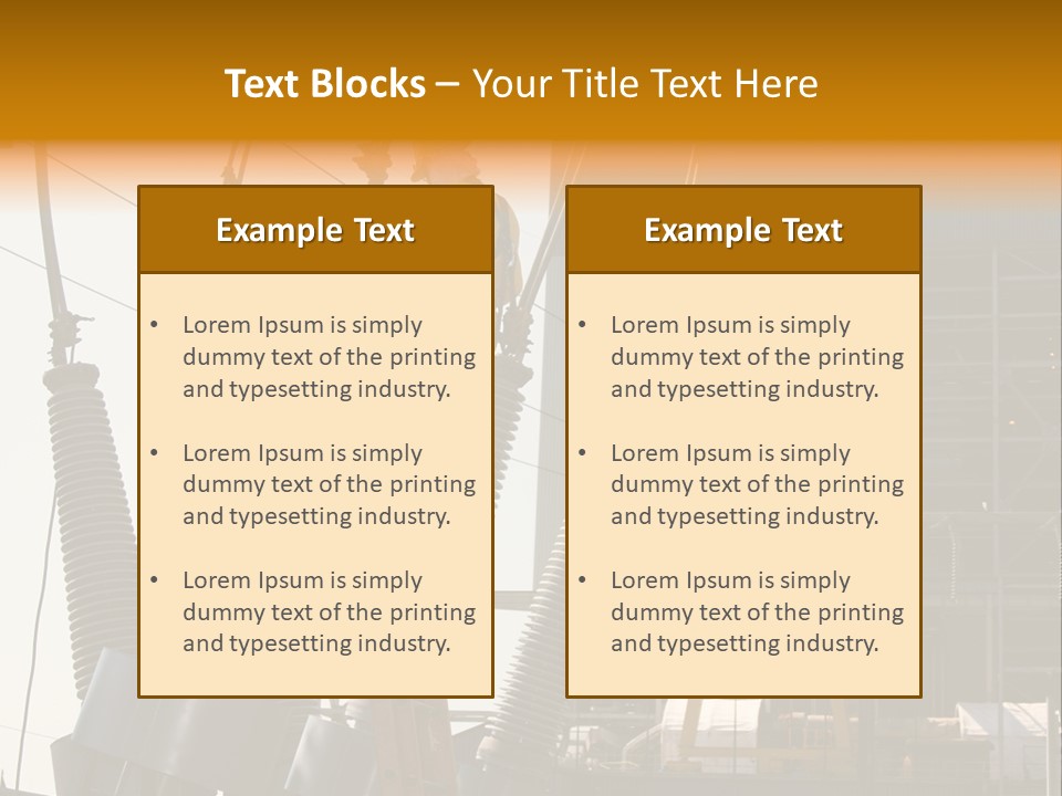Home Residential Structure PowerPoint Template