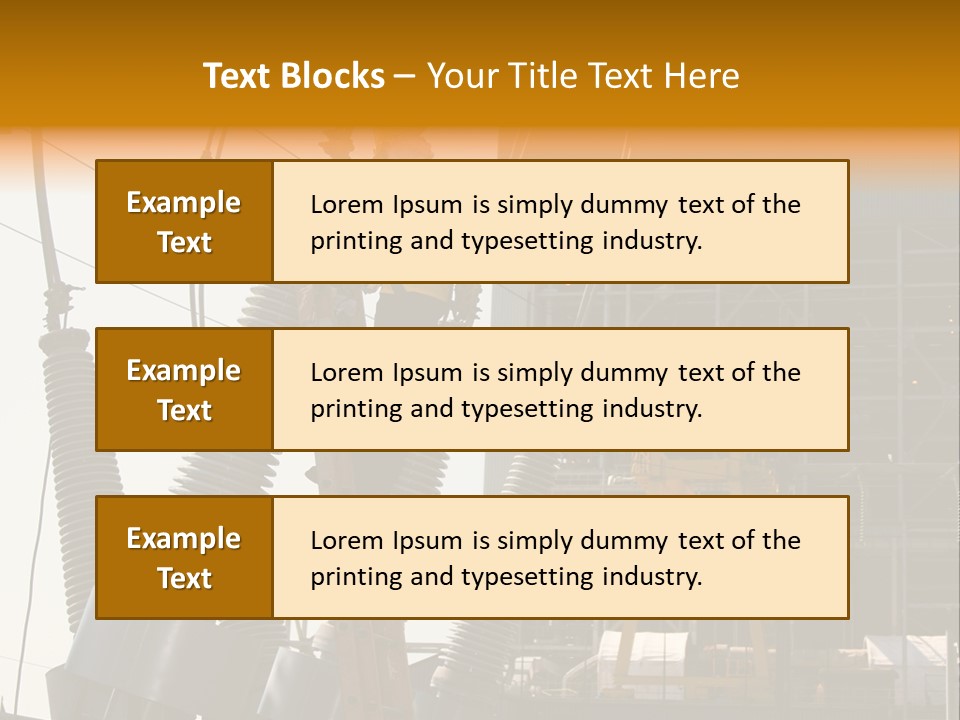 Home Residential Structure PowerPoint Template