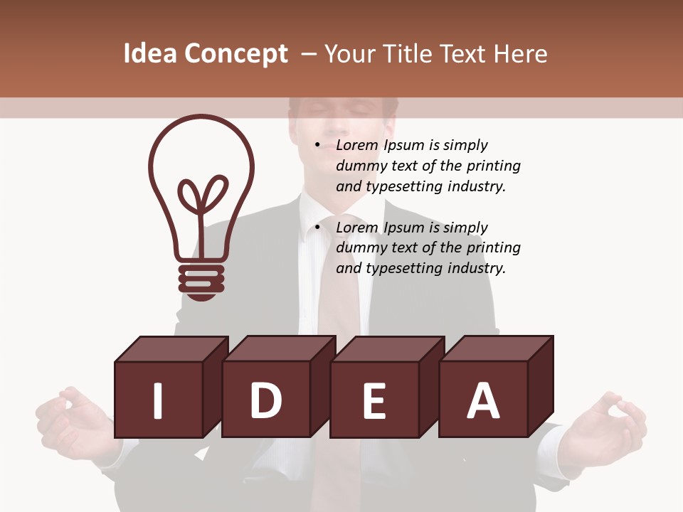 Small Construct Sky PowerPoint Template