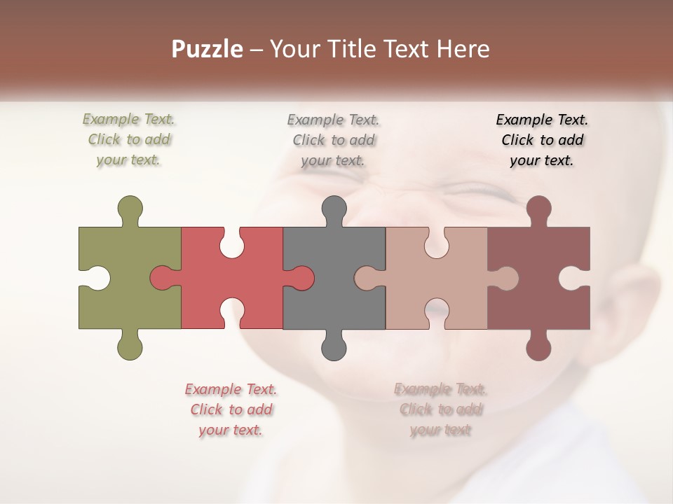 Blue Sky Man New PowerPoint Template