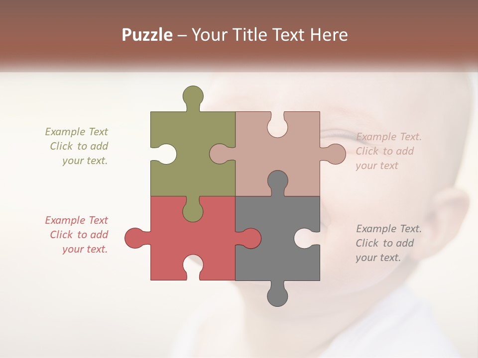 Blue Sky Man New PowerPoint Template