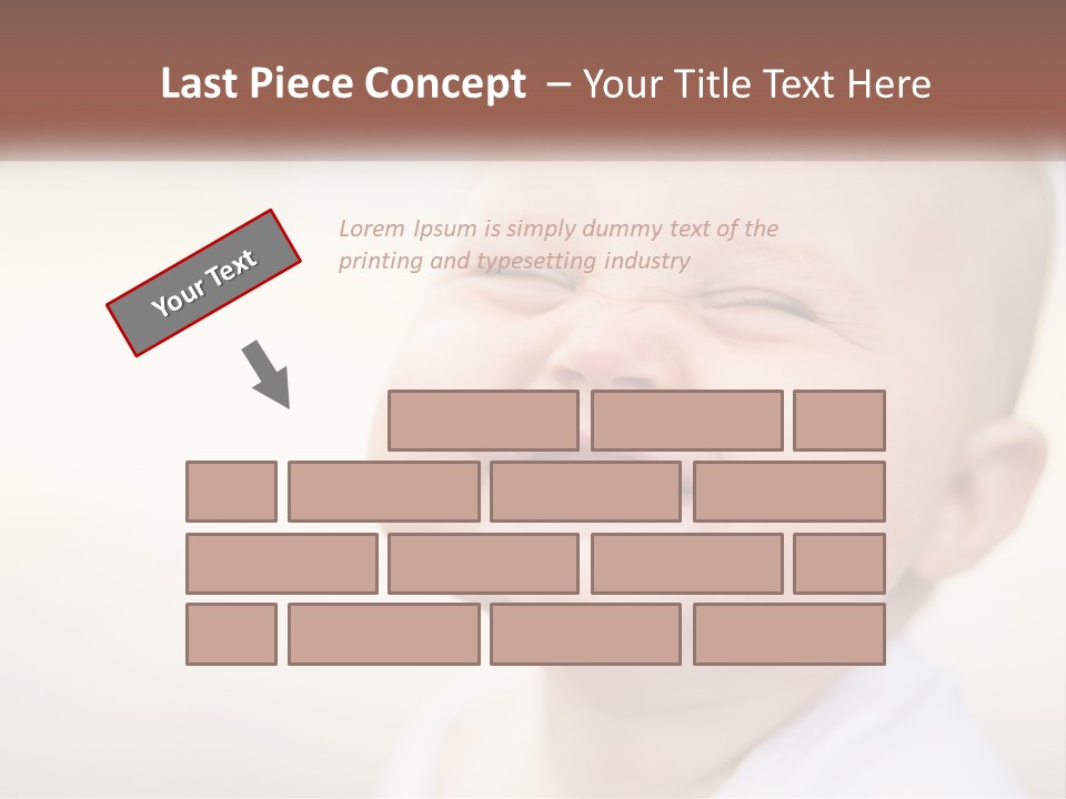 Blue Sky Man New PowerPoint Template