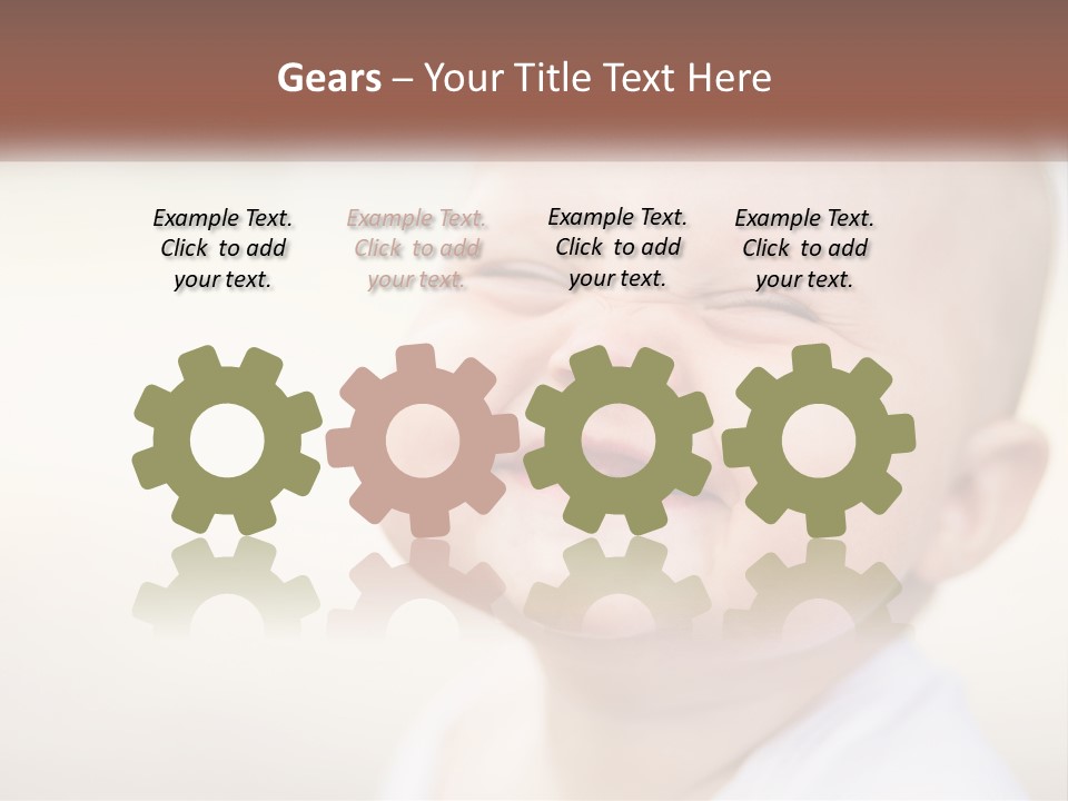 Blue Sky Man New PowerPoint Template