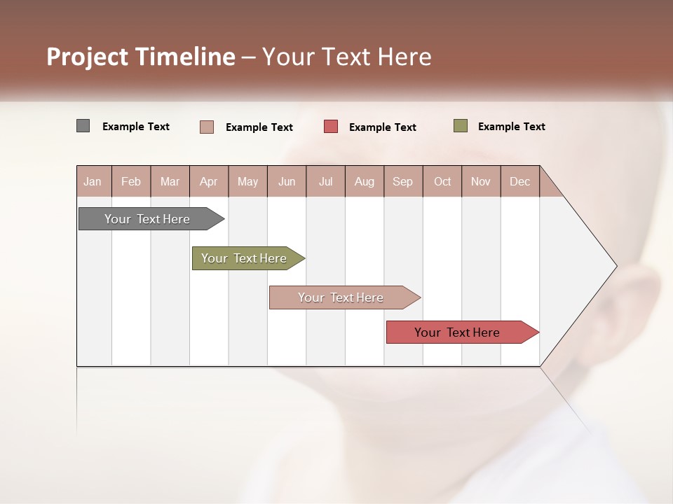 Blue Sky Man New PowerPoint Template