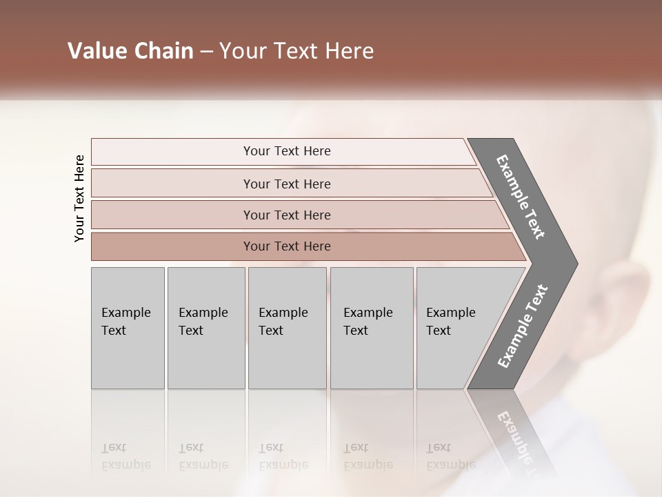 Blue Sky Man New PowerPoint Template