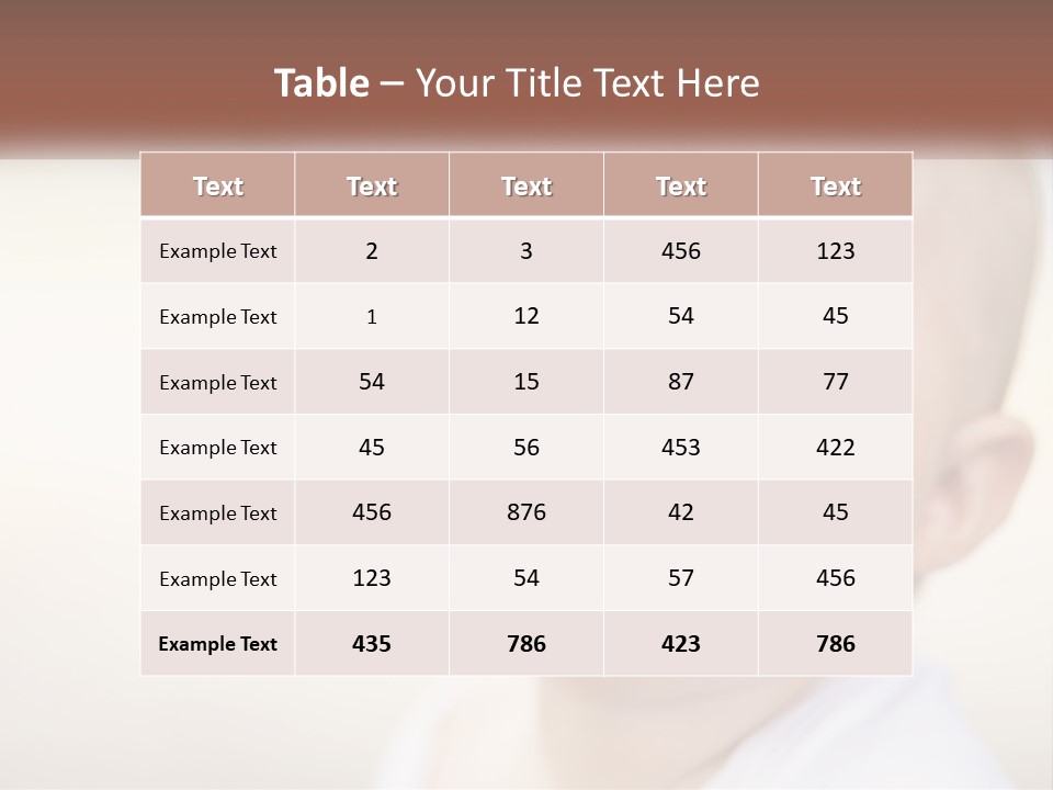 Blue Sky Man New PowerPoint Template