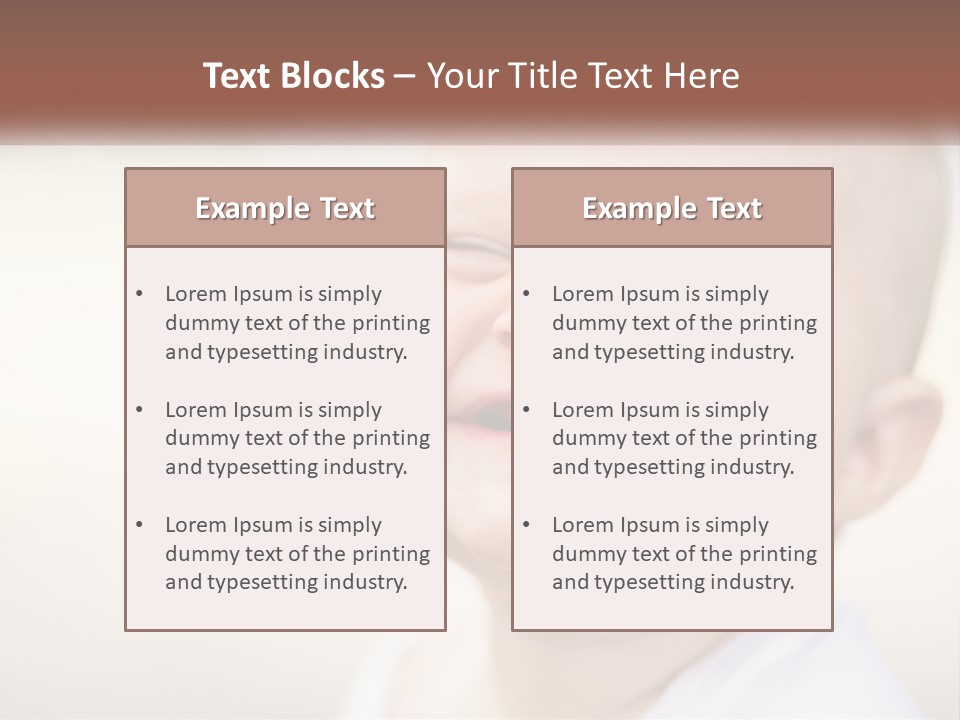 Blue Sky Man New PowerPoint Template