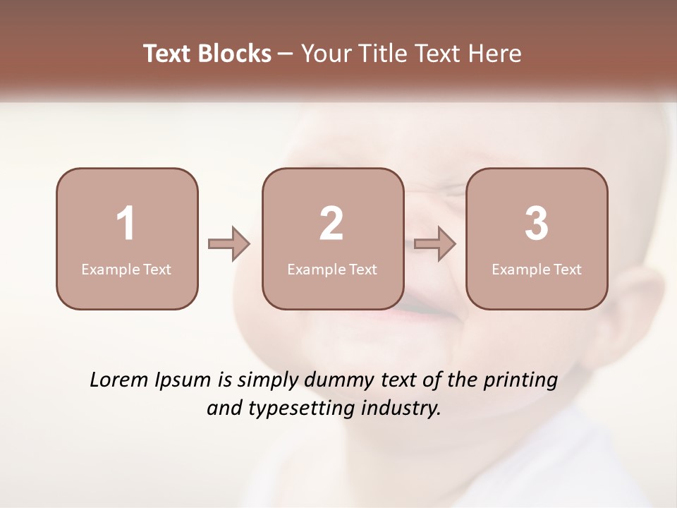 Blue Sky Man New PowerPoint Template