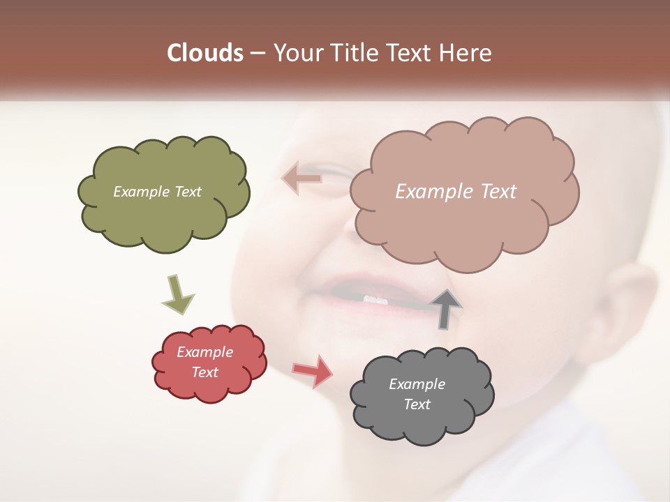 Blue Sky Man New PowerPoint Template