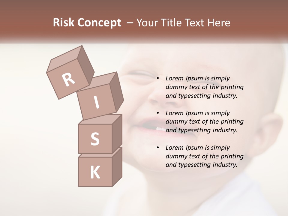 Blue Sky Man New PowerPoint Template