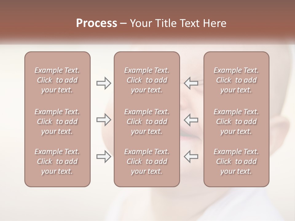 Blue Sky Man New PowerPoint Template