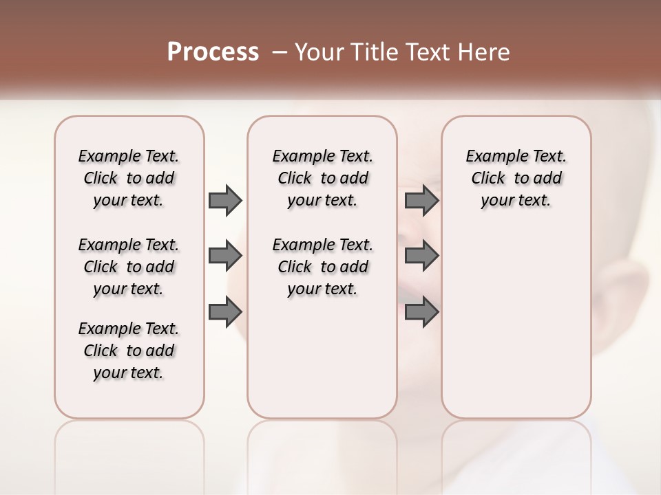 Blue Sky Man New PowerPoint Template