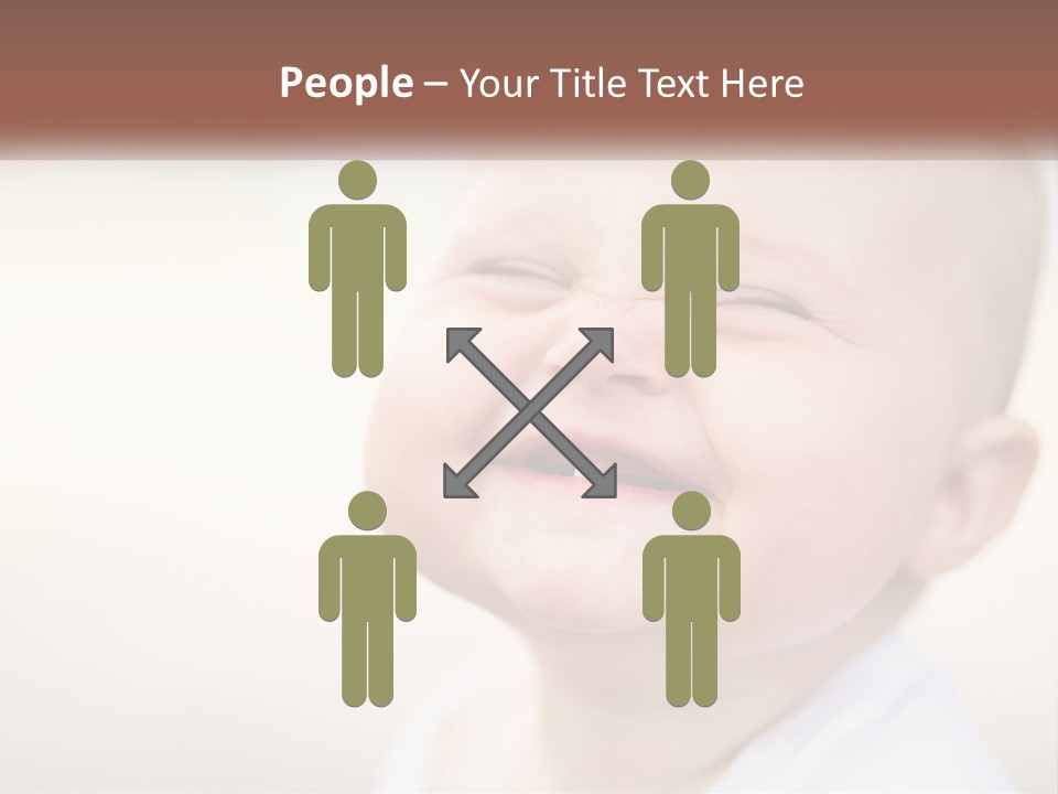 Blue Sky Man New PowerPoint Template