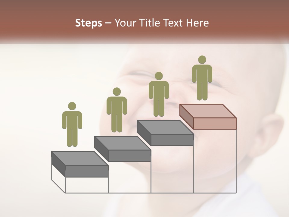 Blue Sky Man New PowerPoint Template