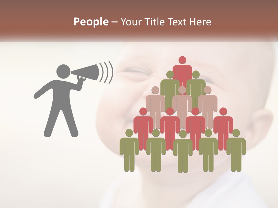 Blue Sky Man New PowerPoint Template