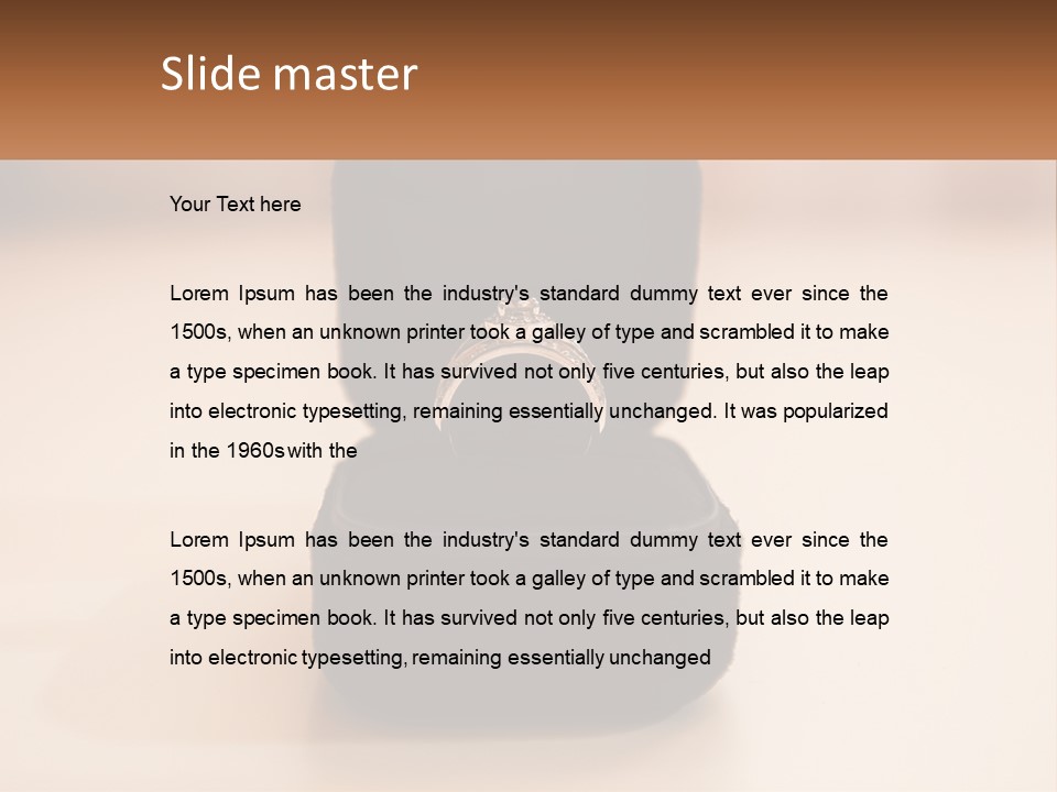 House Business Hand PowerPoint Template