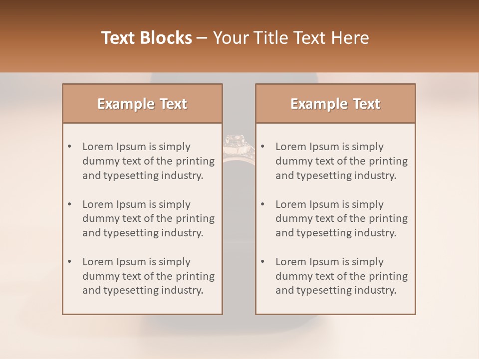 House Business Hand PowerPoint Template