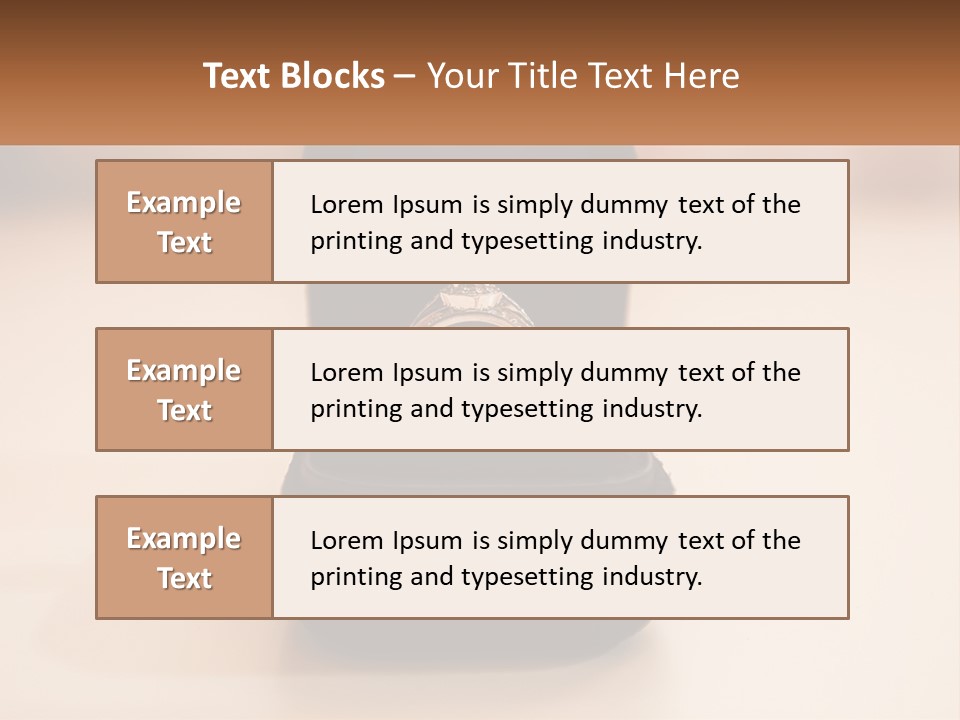 House Business Hand PowerPoint Template