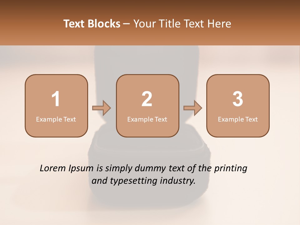 House Business Hand PowerPoint Template