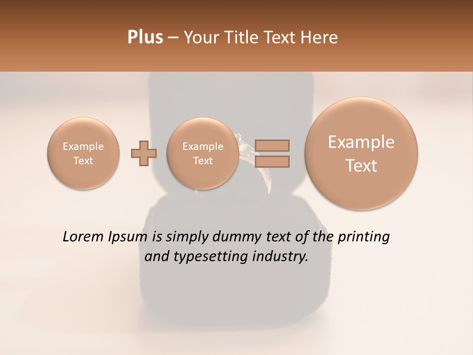 House Business Hand PowerPoint Template