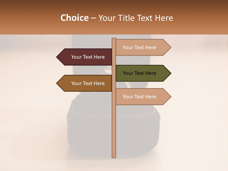 House Business Hand PowerPoint Template