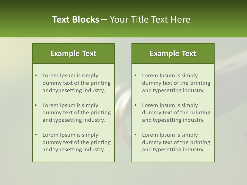 Model Nature Architecture PowerPoint Template