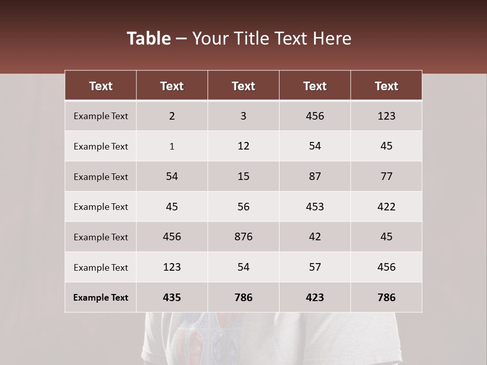 Rent Man Loan PowerPoint Template