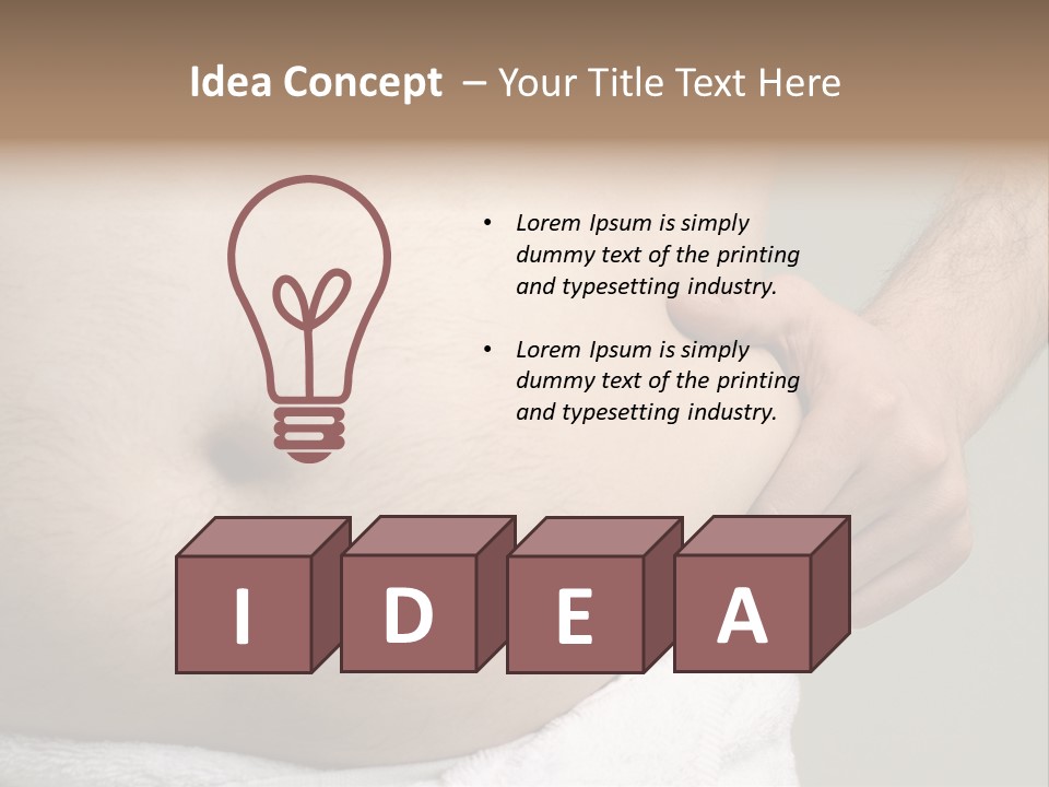 Dream Holding Conceptual PowerPoint Template