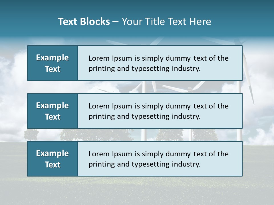 Rent Human Hand Business PowerPoint Template