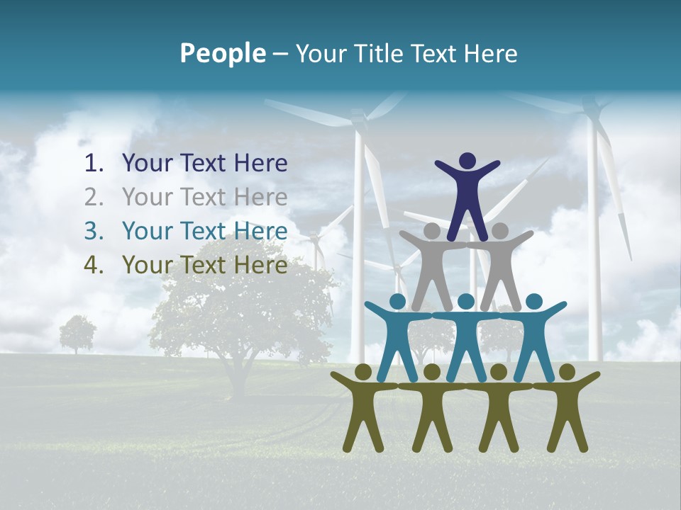 Rent Human Hand Business PowerPoint Template