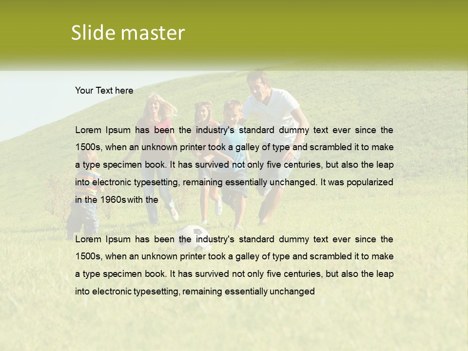 Model Sky Home PowerPoint Template