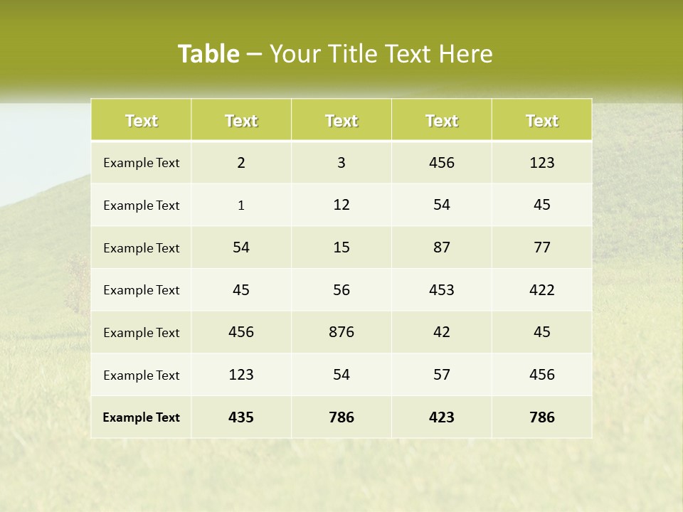 Model Sky Home PowerPoint Template