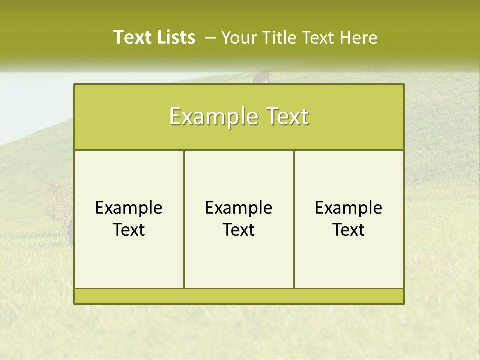 Model Sky Home PowerPoint Template