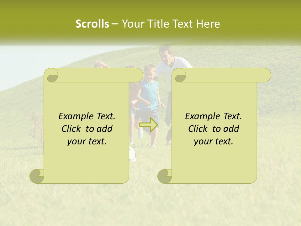 Model Sky Home PowerPoint Template