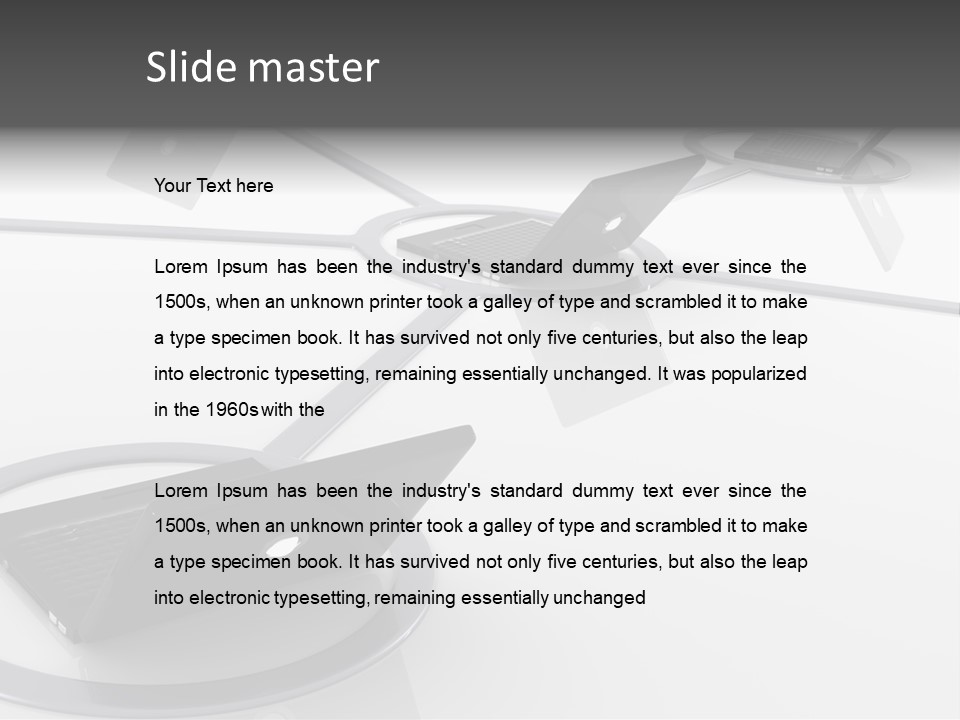 Small Blue Sky Agent PowerPoint Template