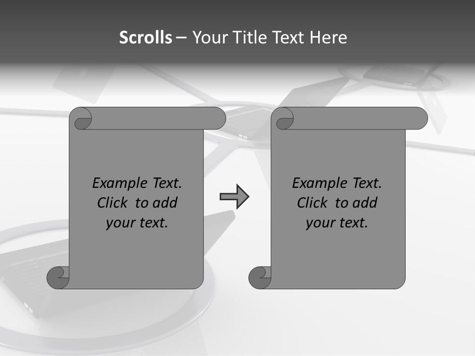 Small Blue Sky Agent PowerPoint Template