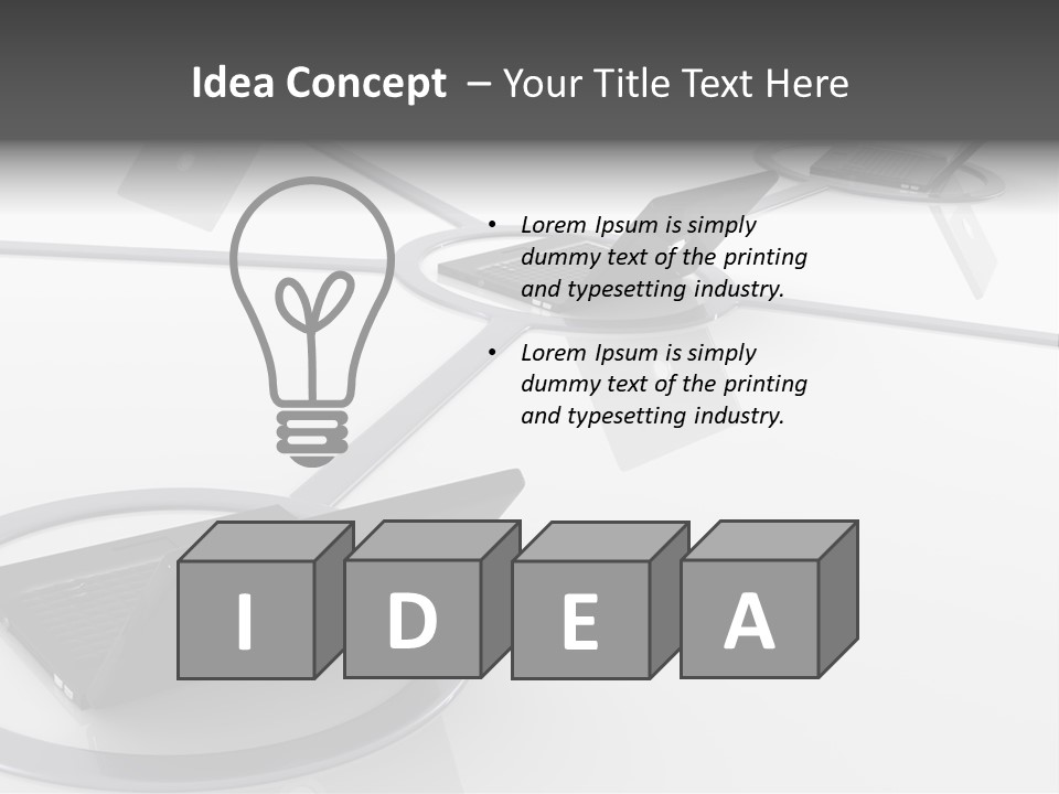 Small Blue Sky Agent PowerPoint Template