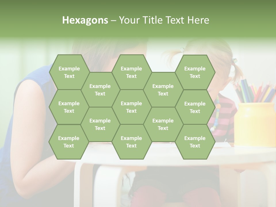 Selling Model Garden PowerPoint Template