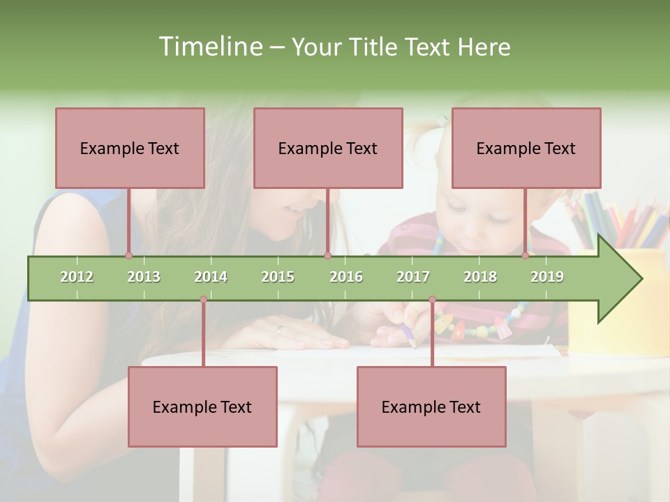 Selling Model Garden PowerPoint Template